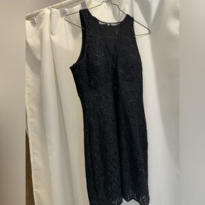 Night Way Black Sequin dress
